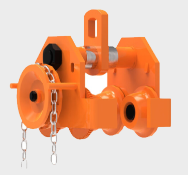 冠航牌手鏈驅(qū)動(dòng)手拉單軌跑車行車葫蘆